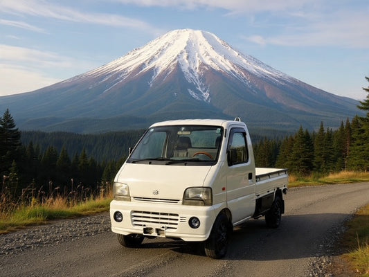 In CA - White Suzuki Carry - 1999
